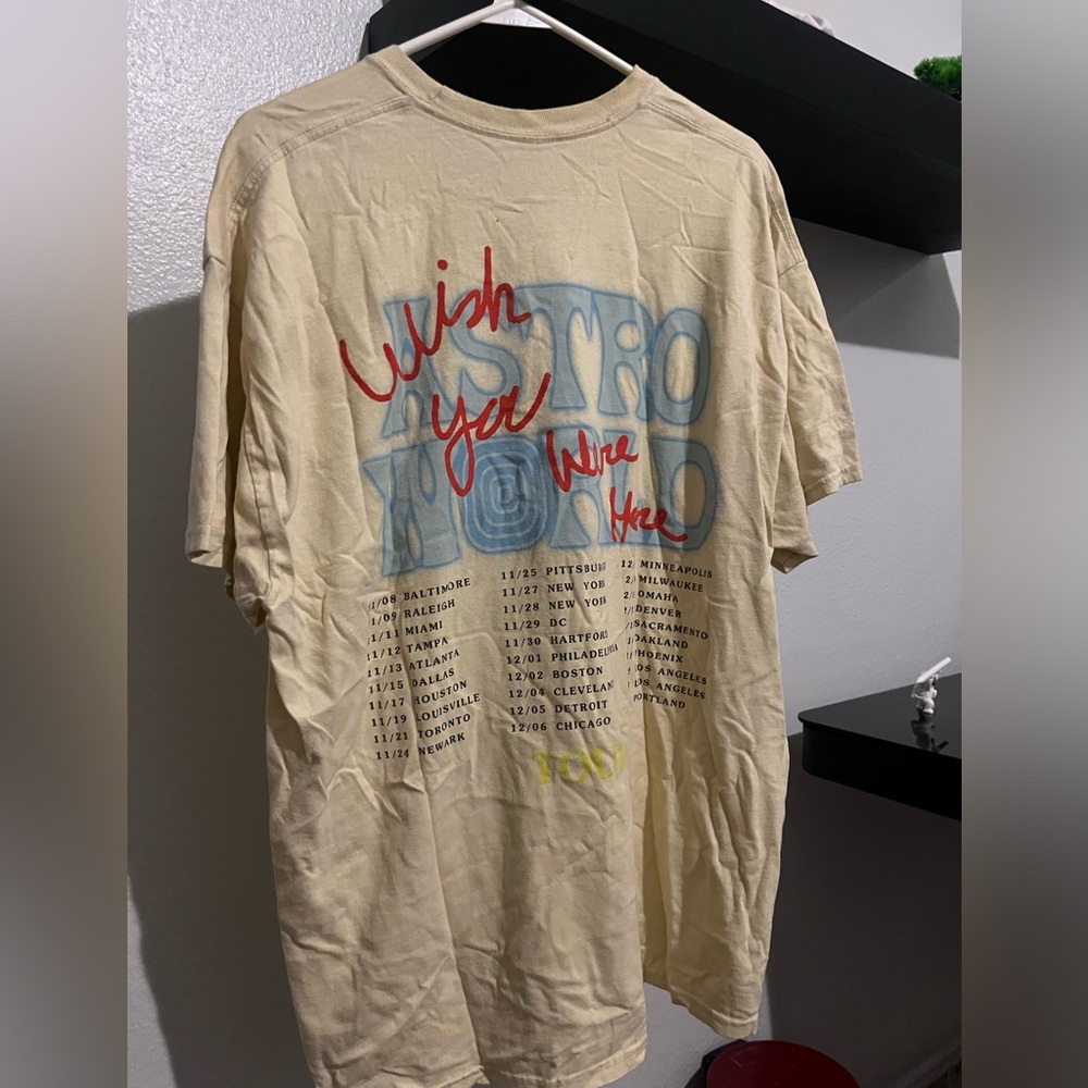 Astroworld Travis Scott Tour Graphic T-shirt